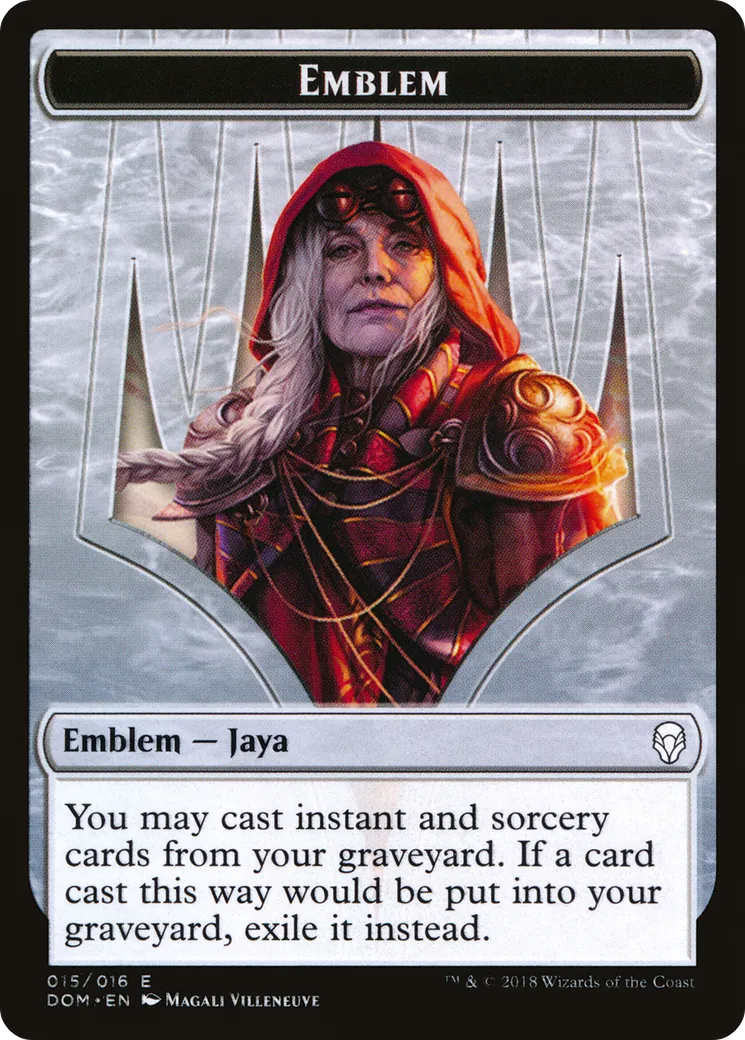 Jaya Ballard Emblem — Dominaria — Magic: The Gathering
