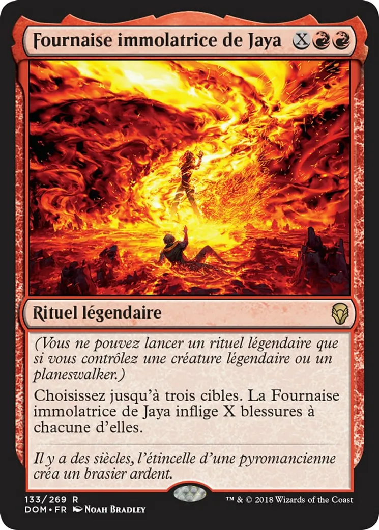 Fournaise immolatrice de Jaya — Dominaria — Magic: The Gathering