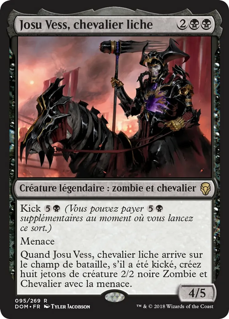 Josu Vess, chevalier liche — Dominaria — Magic: The Gathering