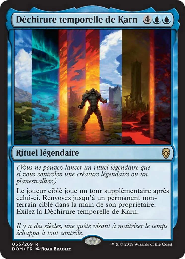 Déchirure temporelle de Karn — Dominaria — Magic: The Gathering