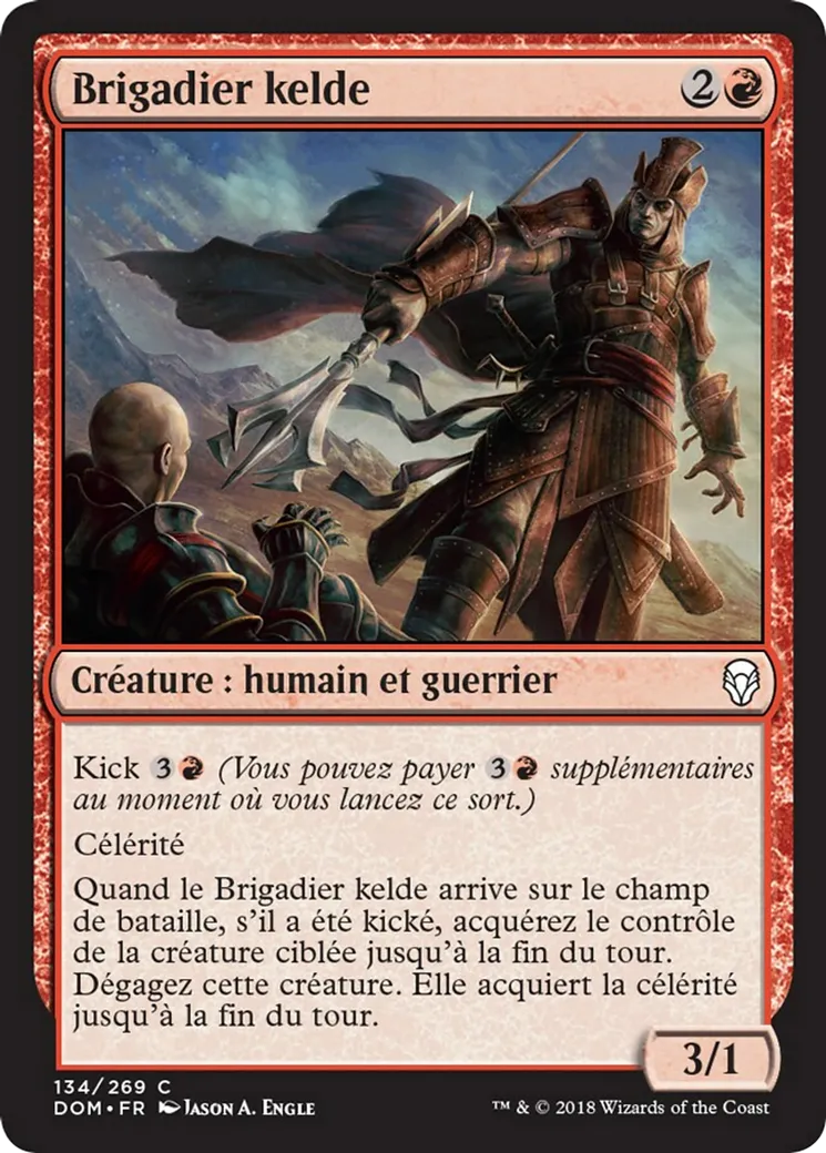 Brigadier kelde — Dominaria — Magic: The Gathering
