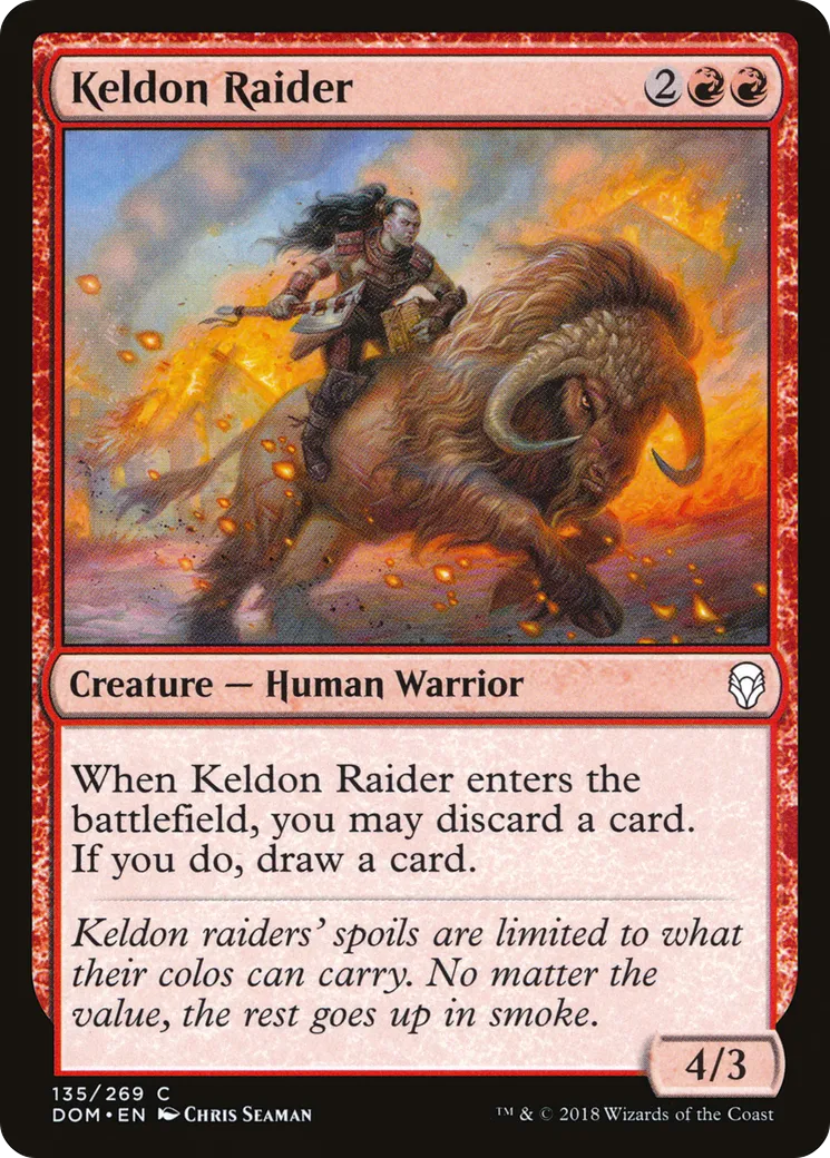 Keldon Raider — Dominaria — Magic: The Gathering