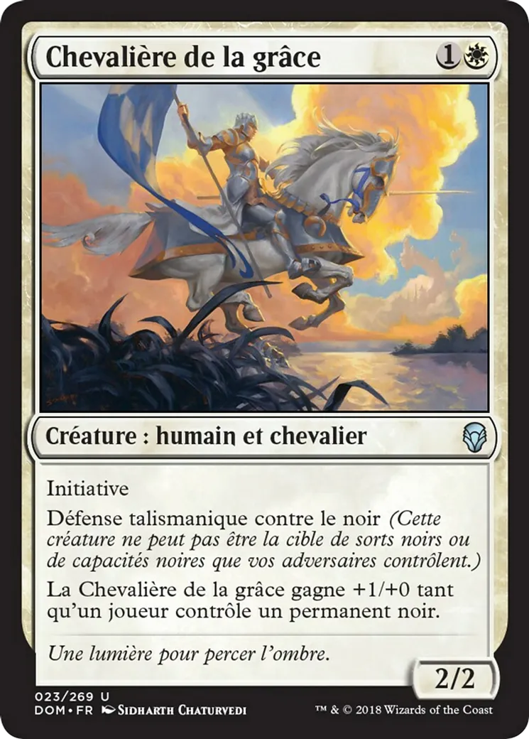 Chevalière de la grâce — Dominaria — Magic: The Gathering