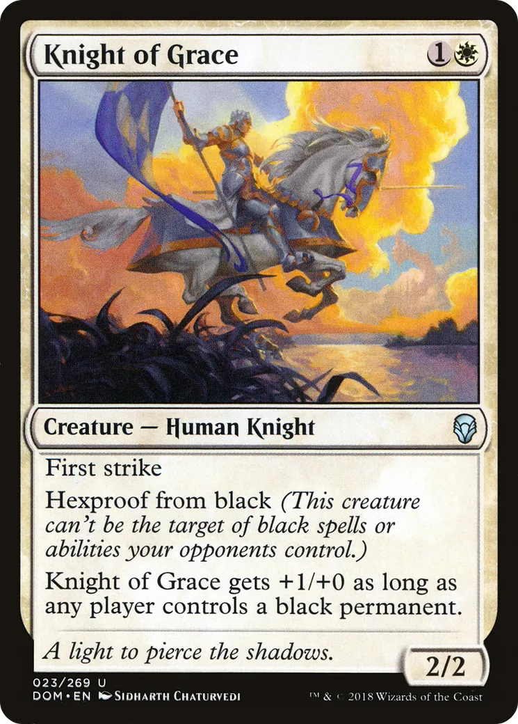 Knight of Grace — Dominaria — Magic: The Gathering