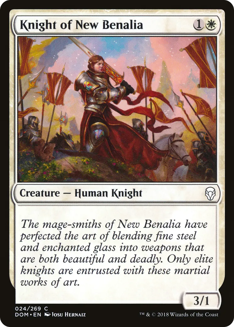 Knight of New Benalia — Dominaria — Magic: The Gathering