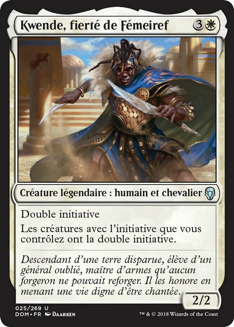 Kwende, fierté de Fémeiref — Dominaria — Magic: The Gathering