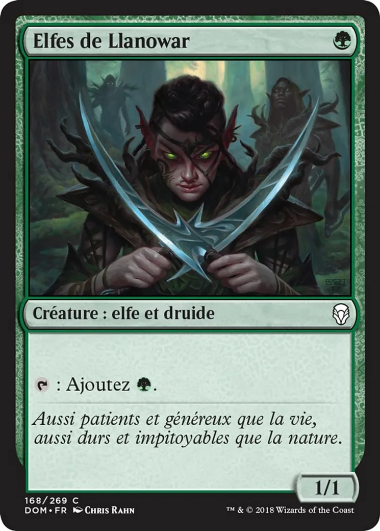 Elfes de Llanowar — Dominaria — Magic: The Gathering