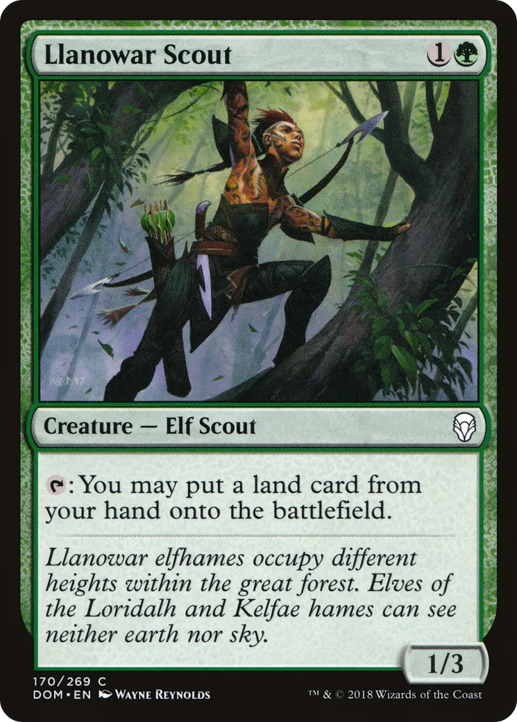 Éclaireur de Llanowar — Dominaria — Magic: The Gathering