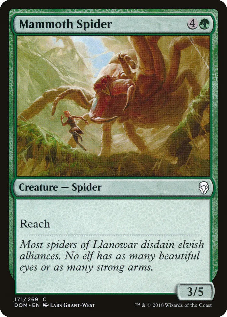 Araignée mammouth — Dominaria — Magic: The Gathering