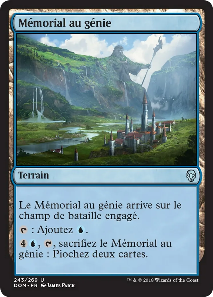 Mémorial au génie — Dominaria — Magic: The Gathering