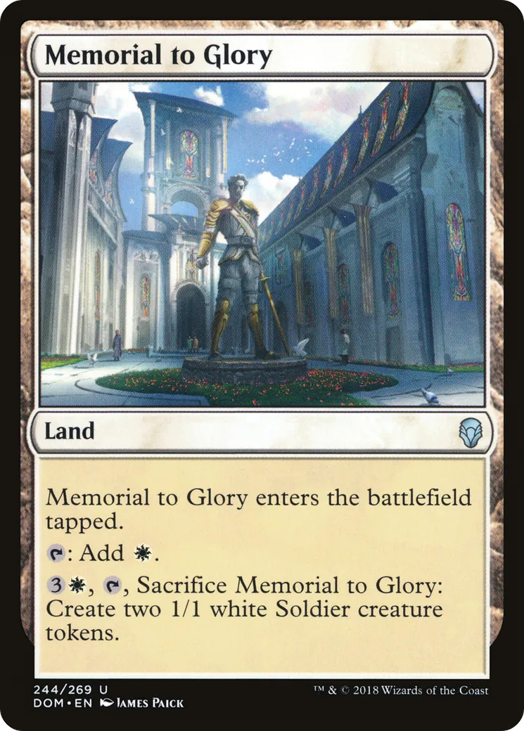 Mémorial à la gloire — Dominaria — Magic: The Gathering