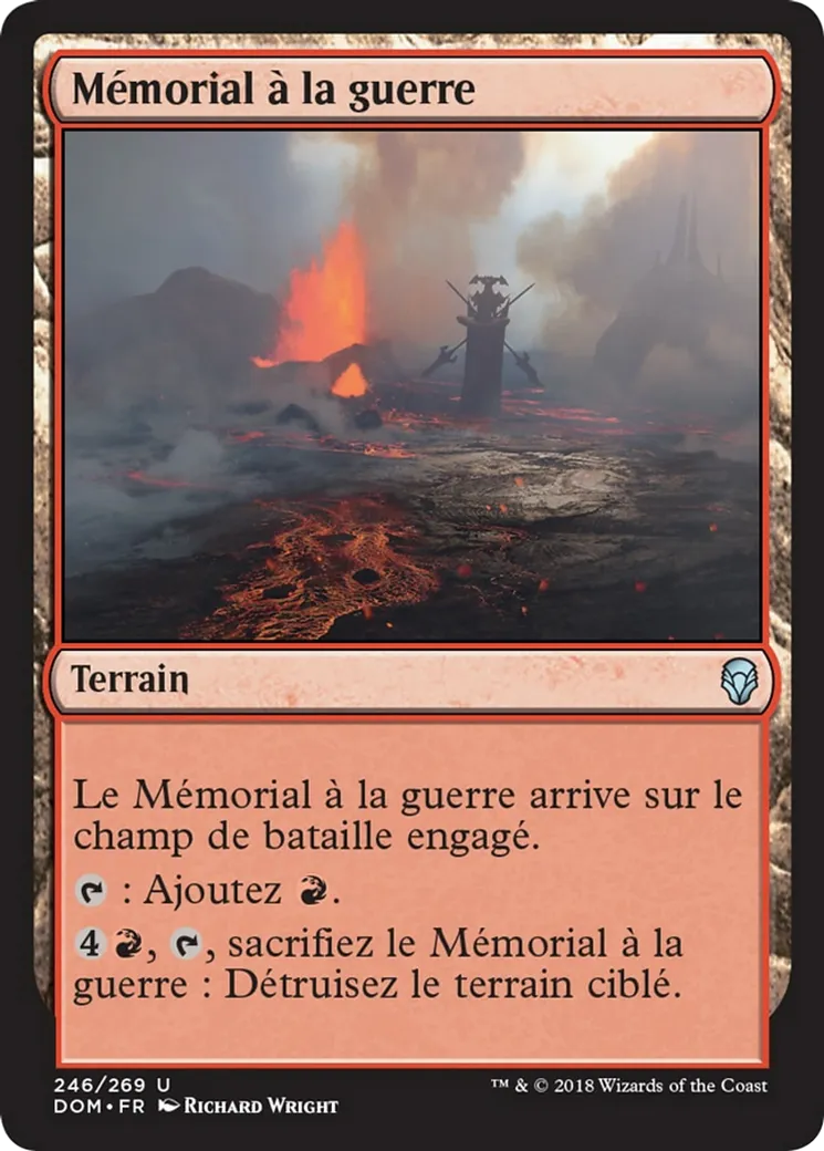 Mémorial à la guerre — Dominaria — Magic: The Gathering