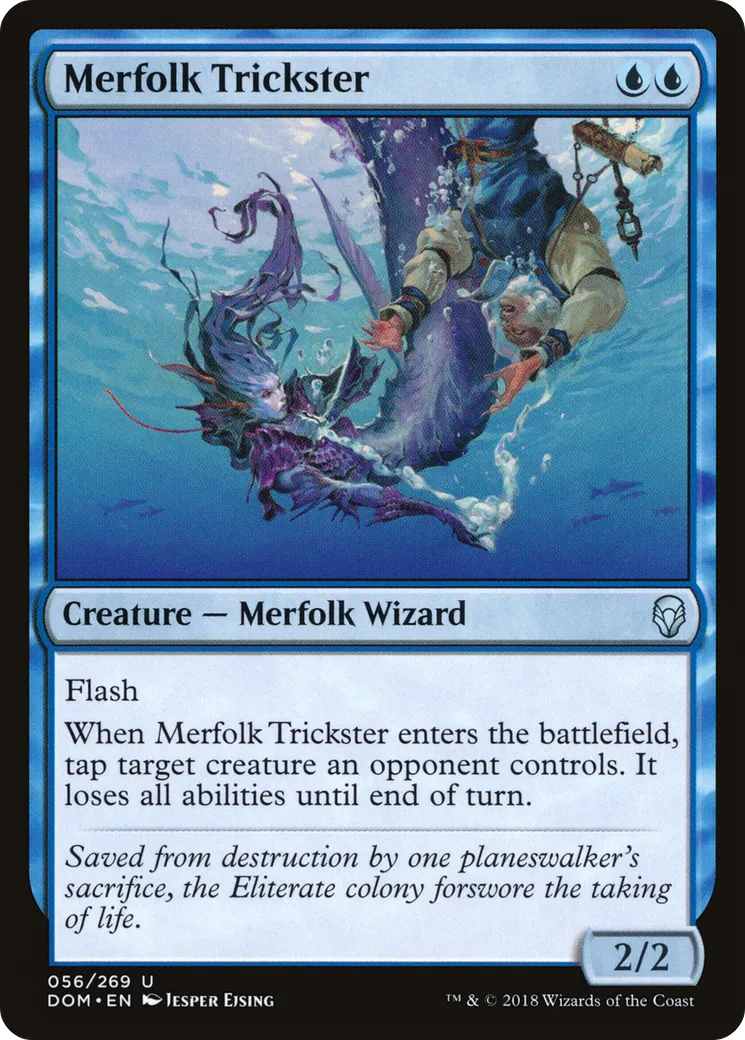 Merfolk Trickster — Dominaria — Magic: The Gathering