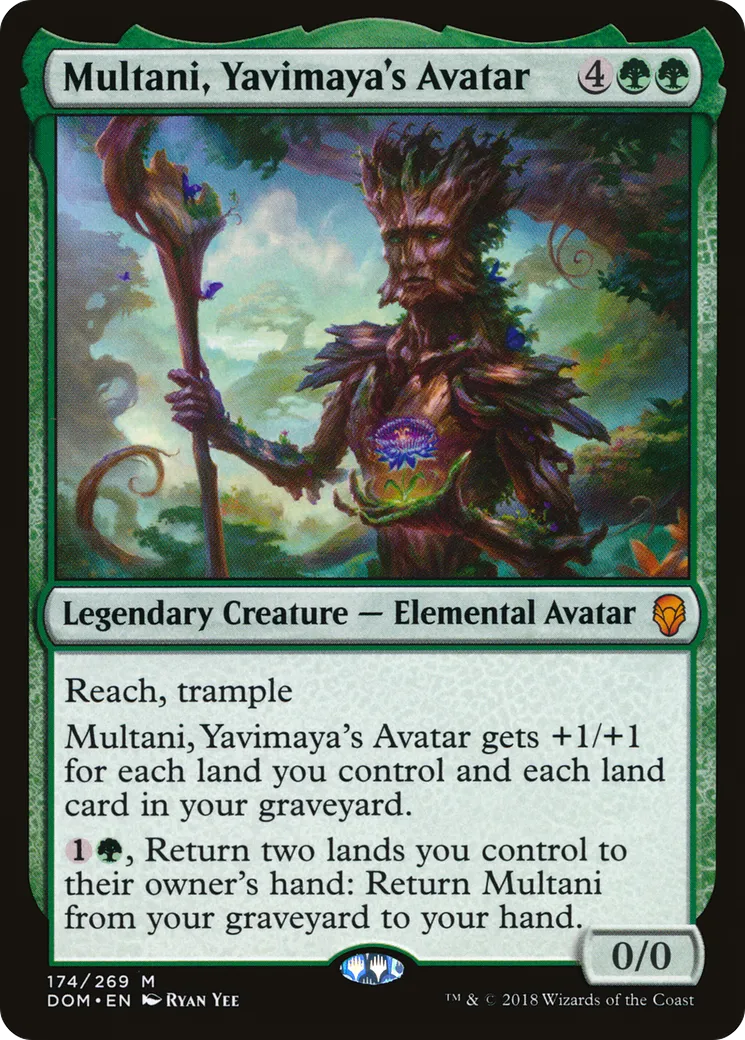 Multani, Yavimaya's Avatar — Dominaria — Magic: The Gathering