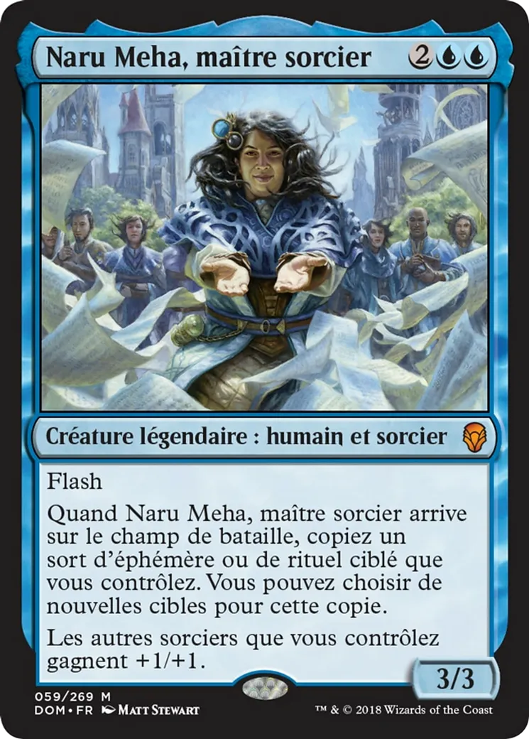 Naru Meha, maître sorcier — Dominaria — Magic: The Gathering