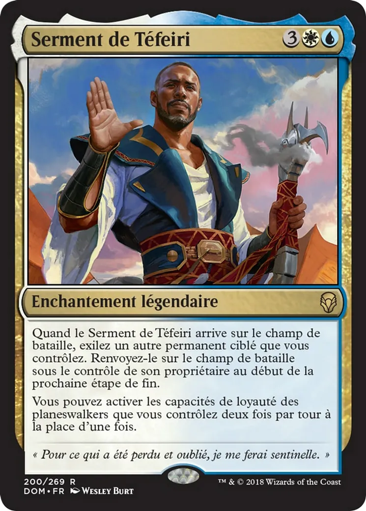 Serment de Téfeiri — Dominaria — Magic: The Gathering