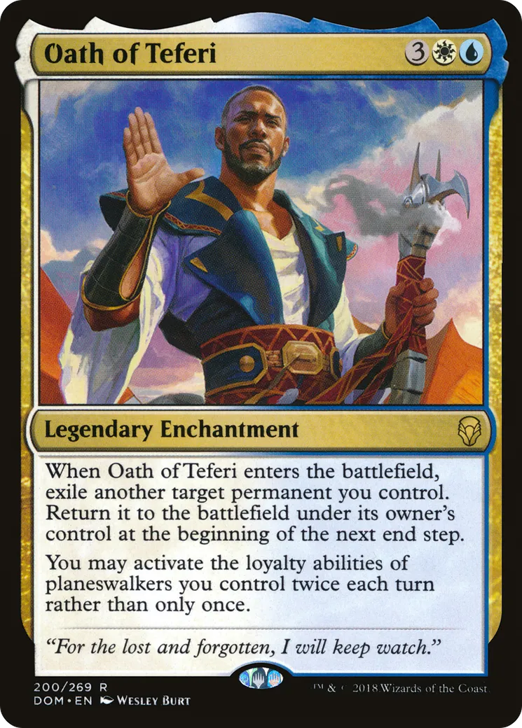 Oath of Teferi — Dominaria — Magic: The Gathering