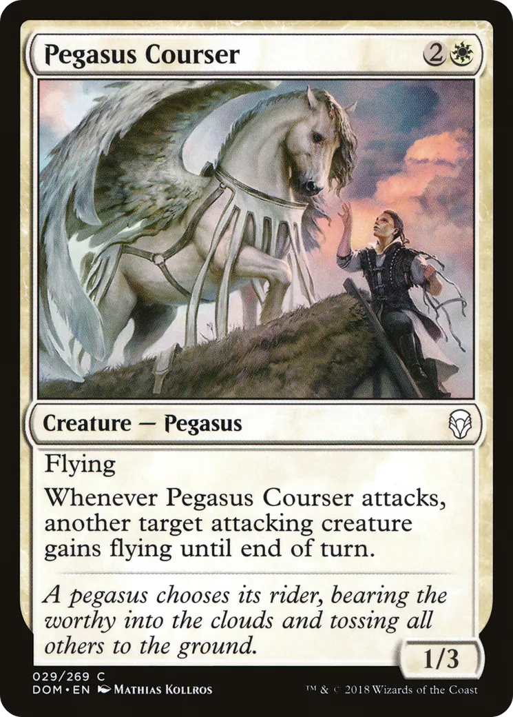 Coursier pégase — Dominaria — Magic: The Gathering