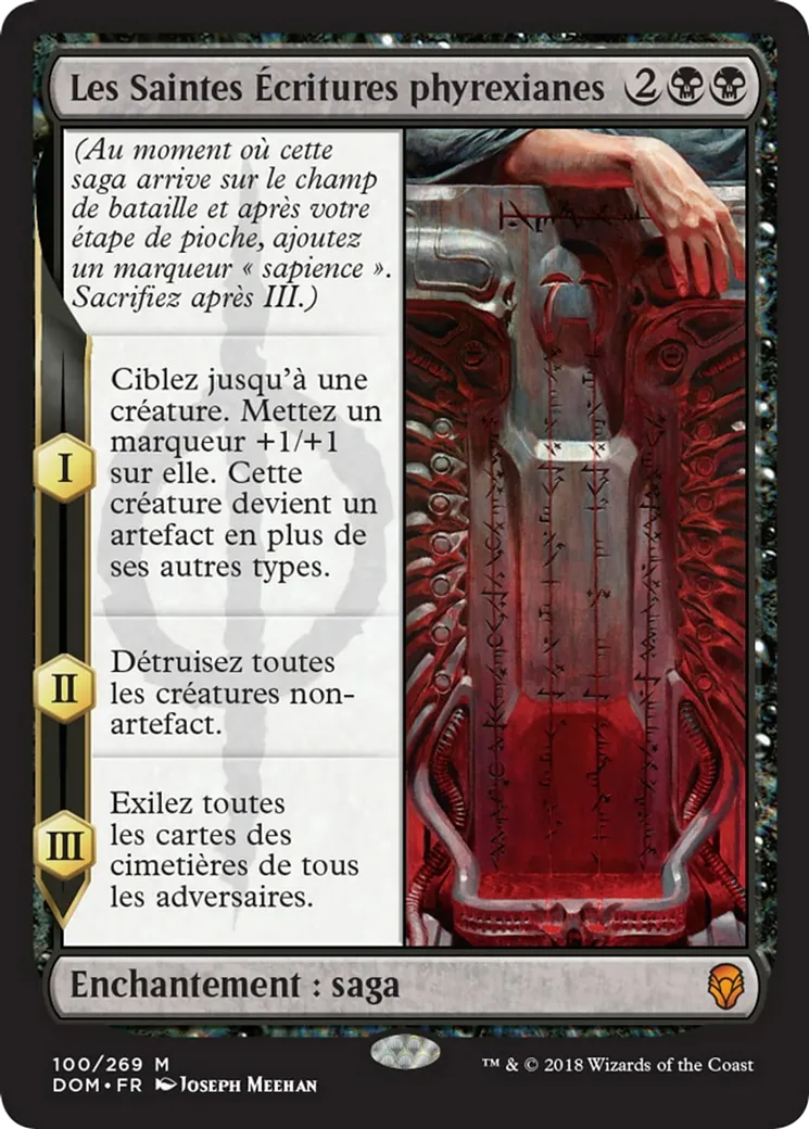 Les Saintes Écritures phyrexianes — Dominaria — Magic: The Gathering