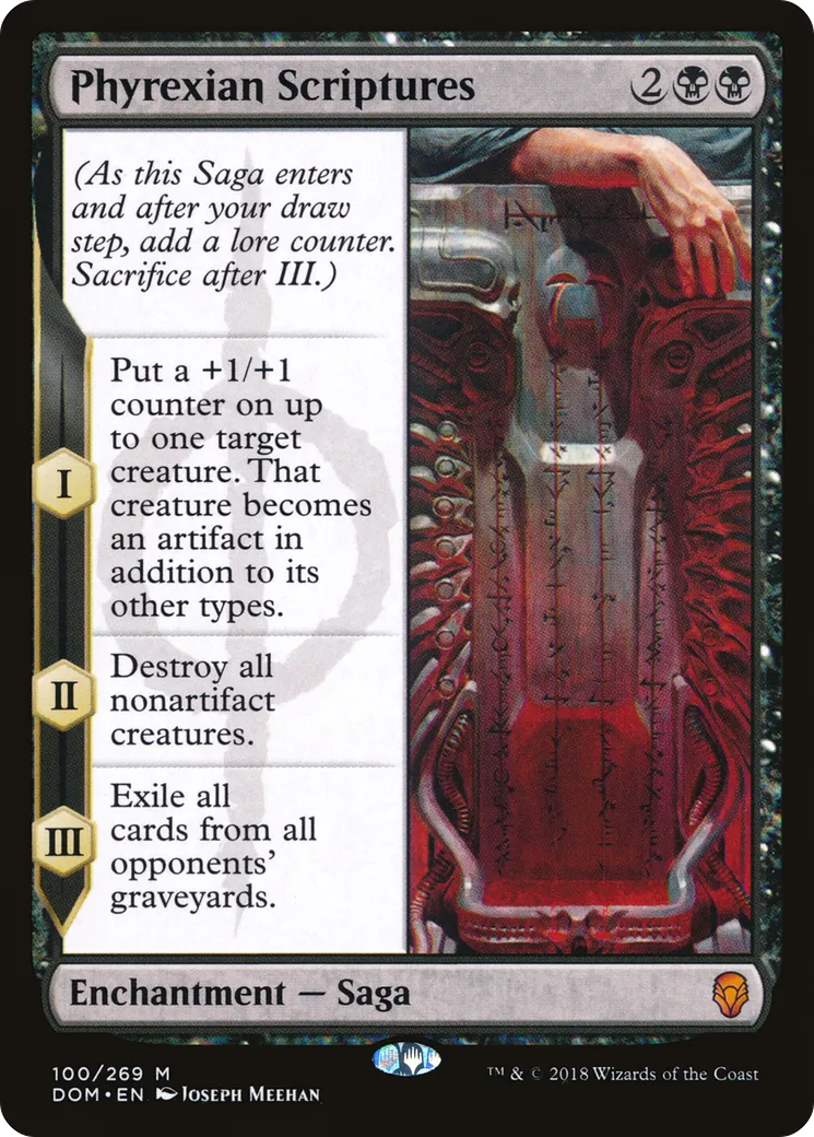 Les Saintes Écritures phyrexianes — Dominaria — Magic: The Gathering