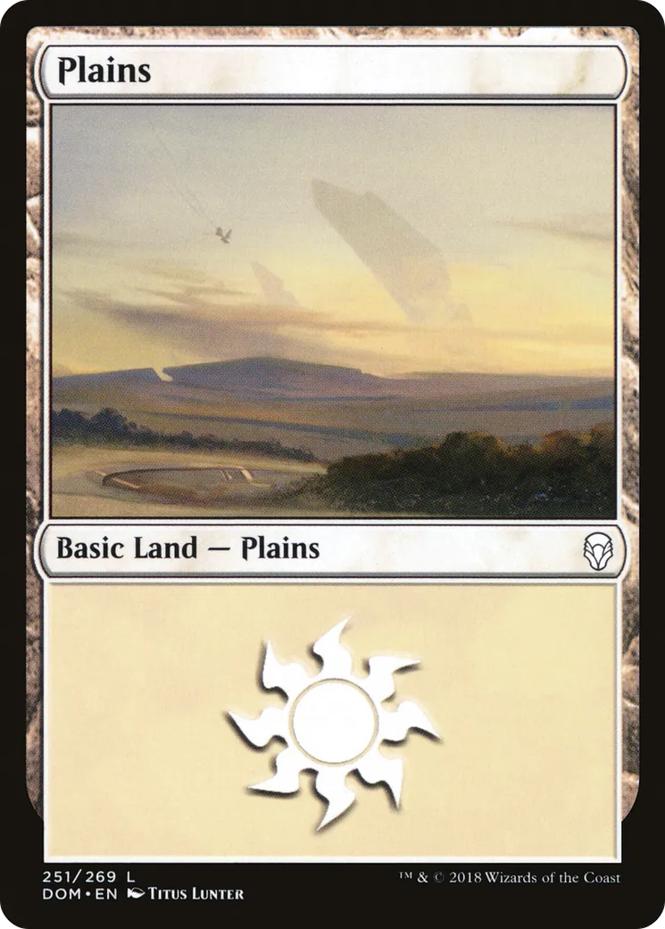 Plains — Dominaria — Magic: The Gathering