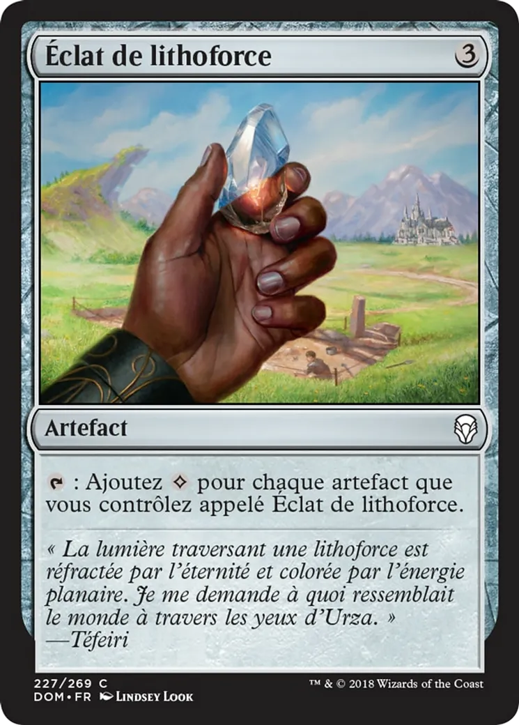 Éclat de lithoforce — Dominaria — Magic: The Gathering