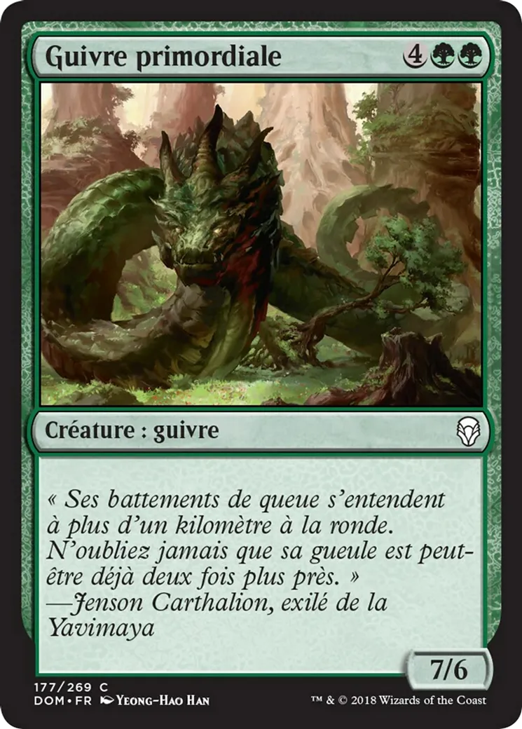Guivre primordiale — Dominaria — Magic: The Gathering