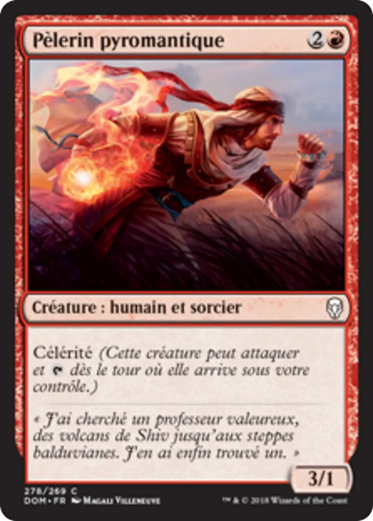 Pèlerin pyromantique — Dominaria — Magic: The Gathering