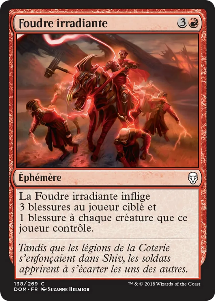 Foudre irradiante — Dominaria — Magic: The Gathering