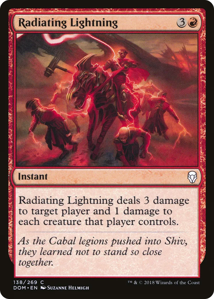 Foudre irradiante — Dominaria — Magic: The Gathering