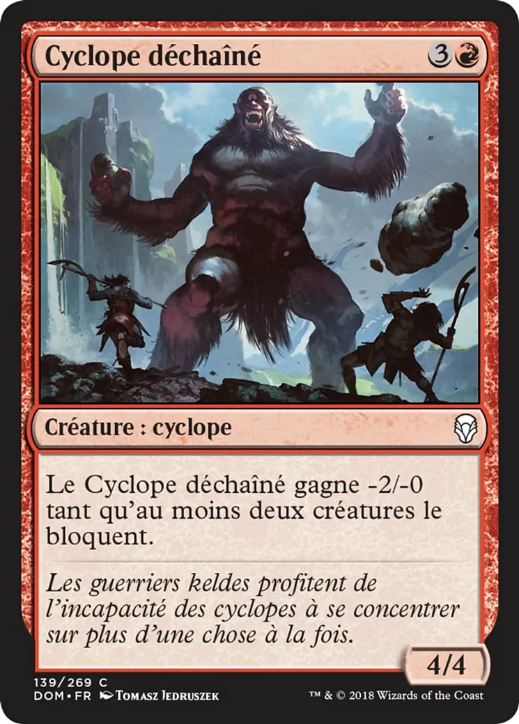 Cyclope déchaîné — Dominaria — Magic: The Gathering
