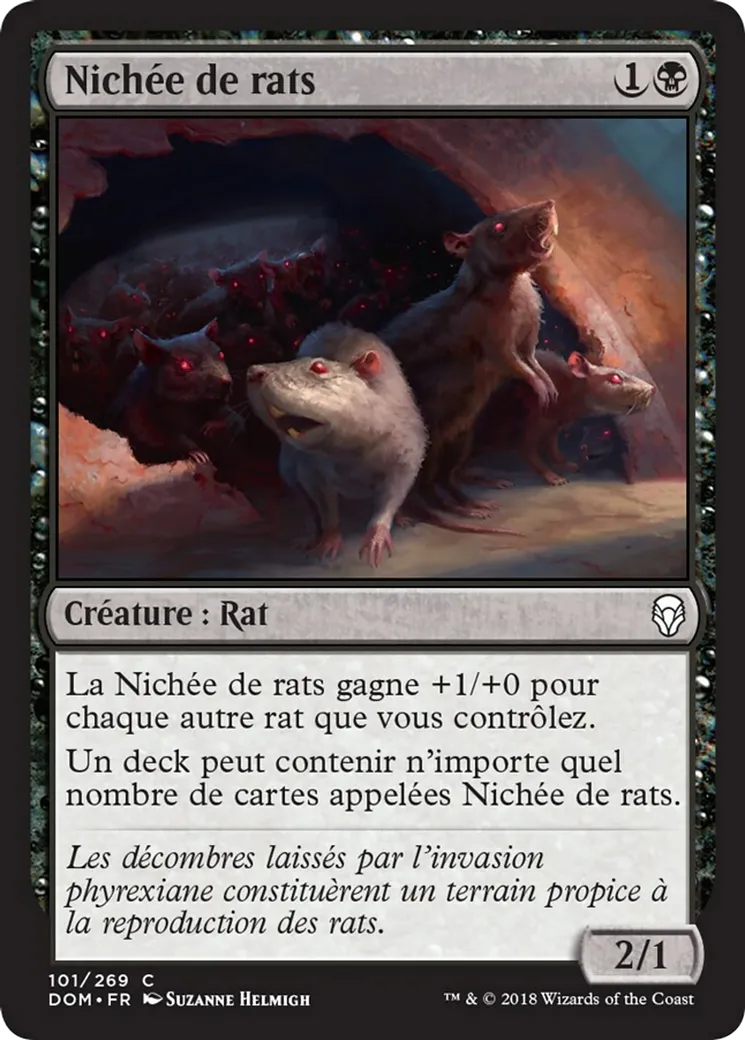 Nichée de rats — Dominaria — Magic: The Gathering