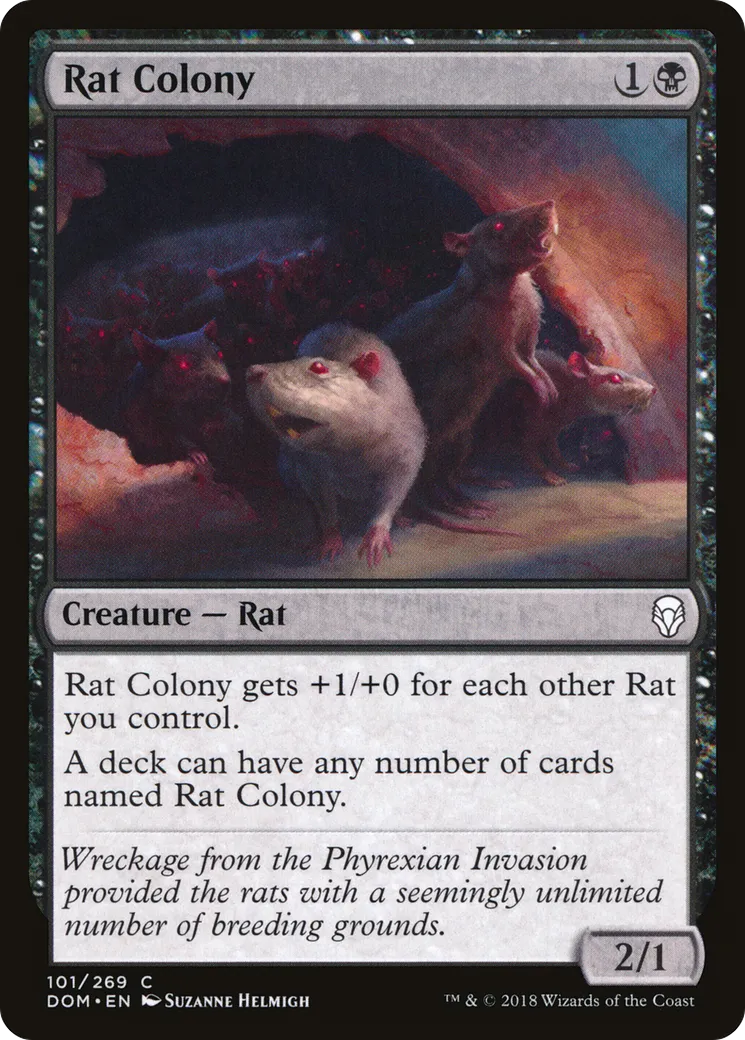 Rat Colony — Dominaria — Magic: The Gathering