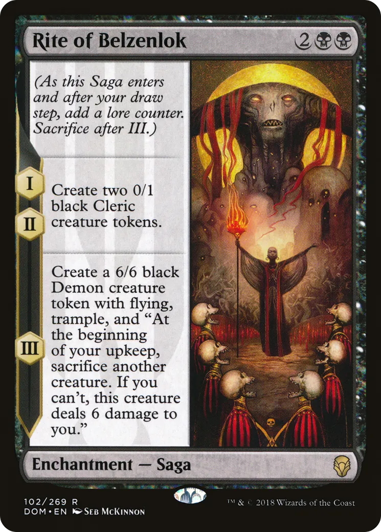 Rite of Belzenlok — Dominaria — Magic: The Gathering