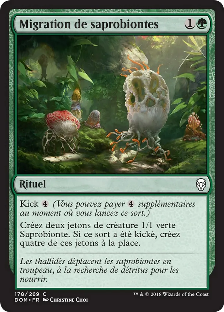 Migration de saprobiontes — Dominaria — Magic: The Gathering