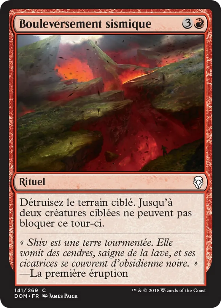 Bouleversement sismique from Dominaria - Magic: The Gathering