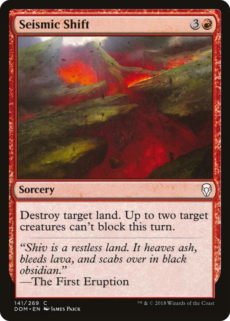 Bouleversement sismique — Dominaria — Magic: The Gathering