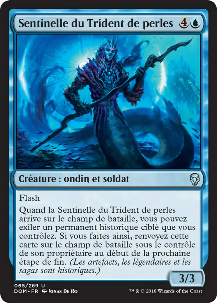 Sentinelle du Trident de perles — Dominaria — Magic: The Gathering