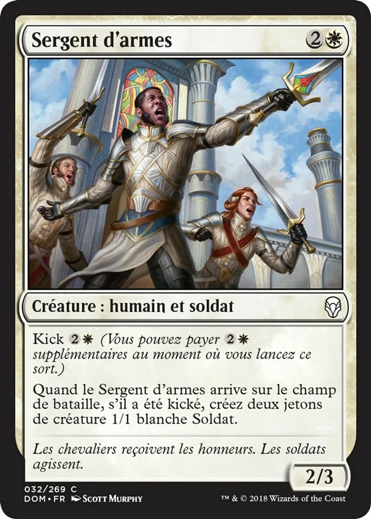 Sergent d'armes — Dominaria — Magic: The Gathering