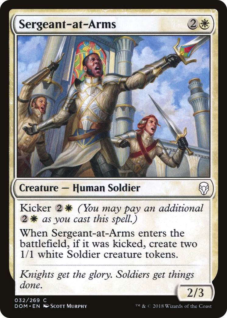 Sergent d'armes — Dominaria — Magic: The Gathering