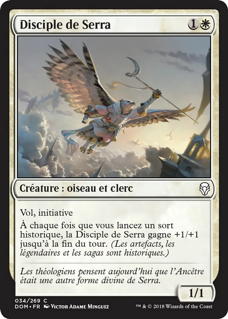 Disciple de Serra — Dominaria — Magic: The Gathering