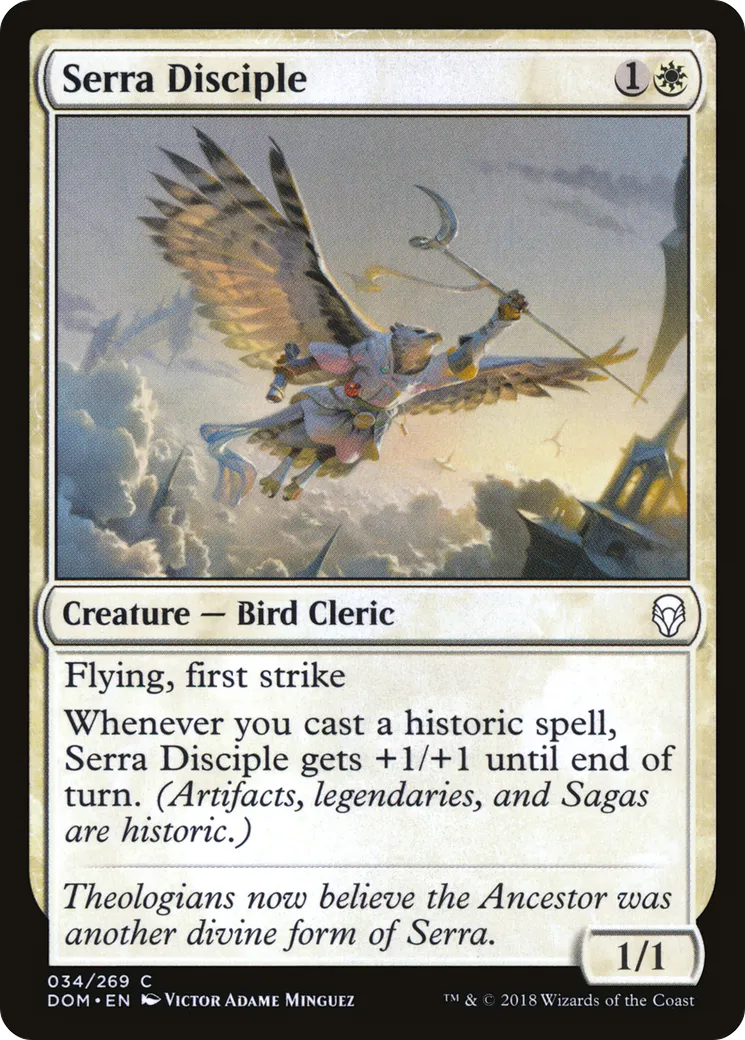 Serra Disciple — Dominaria — Magic: The Gathering