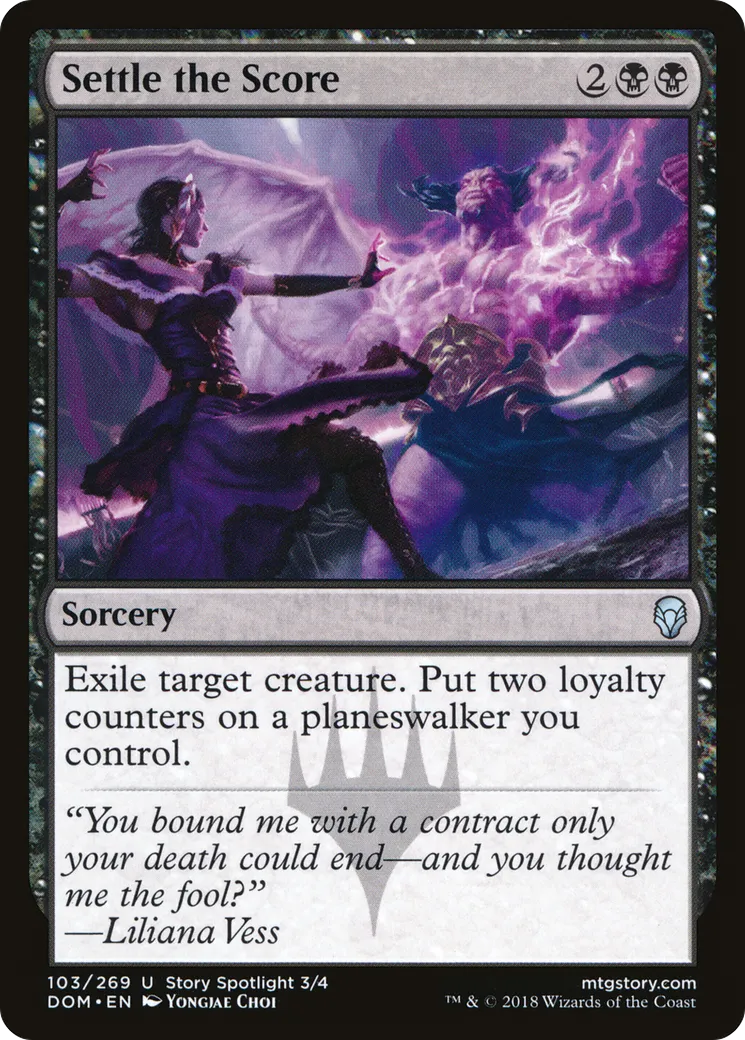 Règlement de comptes — Dominaria — Magic: The Gathering