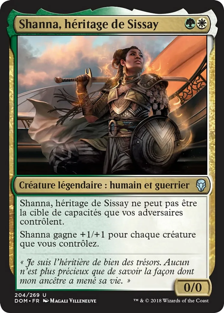 Shanna, héritage de Sissay — Dominaria — Magic: The Gathering