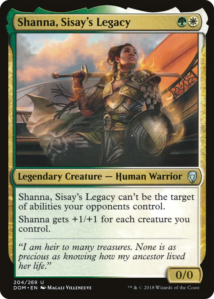 Shanna, héritage de Sissay — Dominaria — Magic: The Gathering