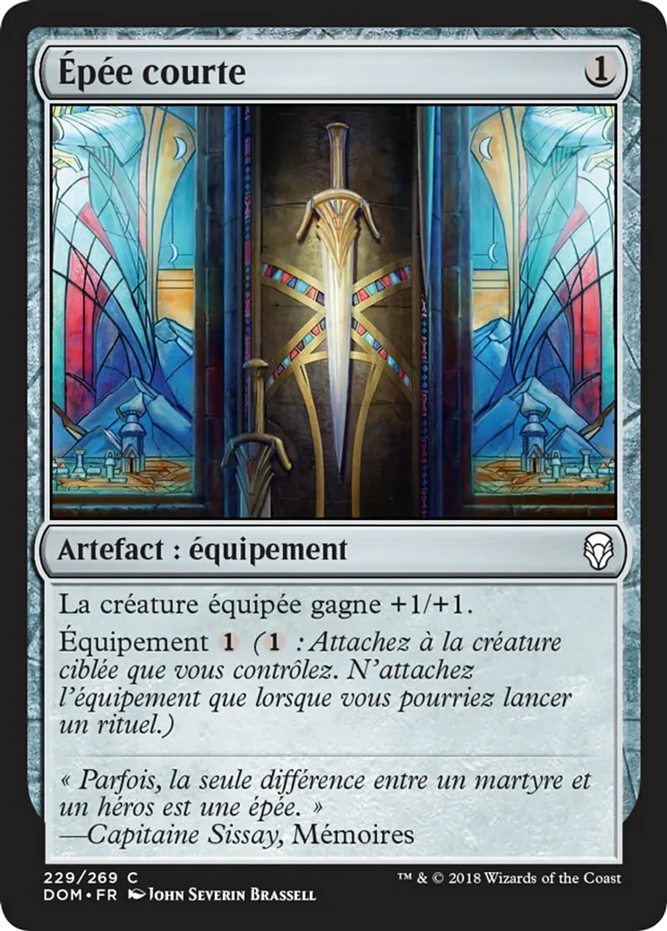 Épée courte — Dominaria — Magic: The Gathering