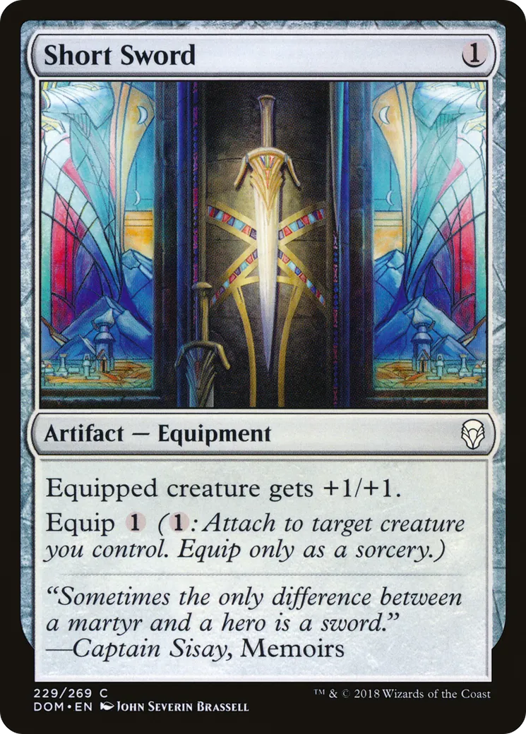 Épée courte — Dominaria — Magic: The Gathering