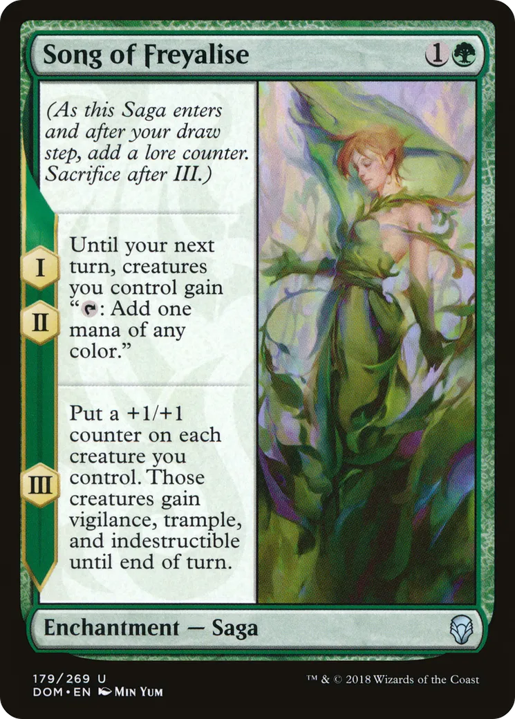 Song of Freyalise from Dominaria - Magic: The Gathering
