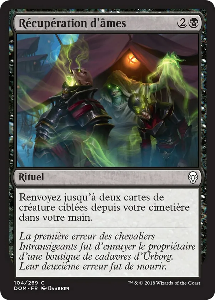 Récupération d'âmes — Dominaria — Magic: The Gathering