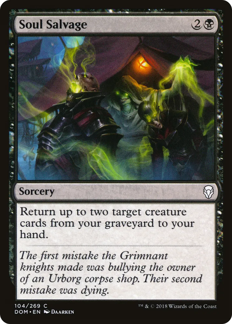 Récupération d'âmes — Dominaria — Magic: The Gathering